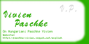 vivien paschke business card